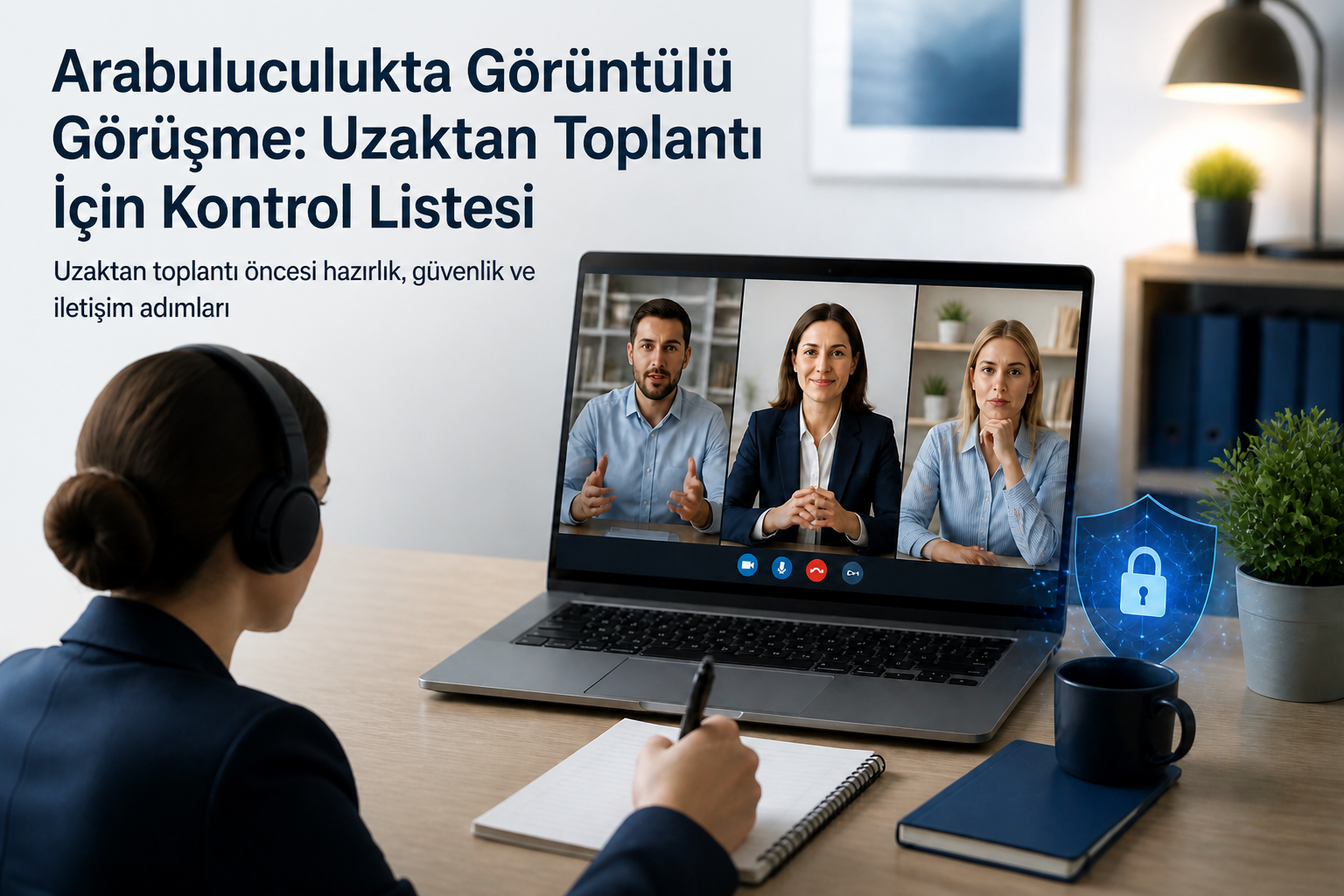 Arabuluculukta Görüntülü Görüşme: Uzaktan Toplantı İçin Kontrol Listesi