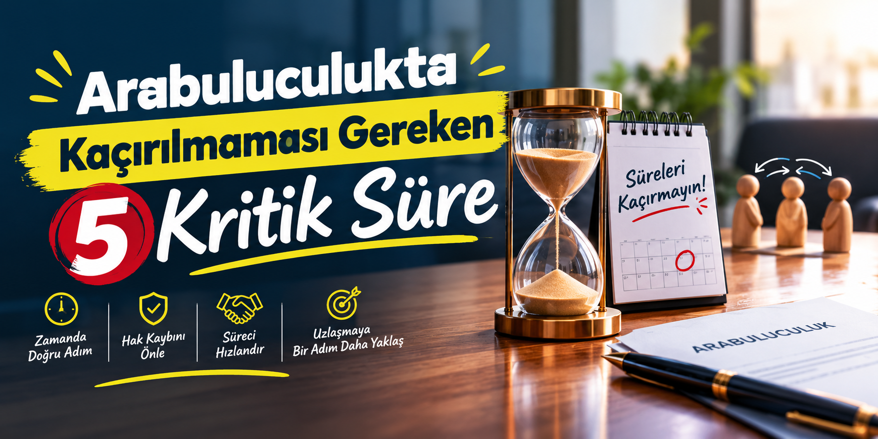 Arabuluculukta kaçırılırsa hak kaybına yol açabilecek 5 kritik süre: başvuru, temel süre, uzatma ve işe iade süreleri