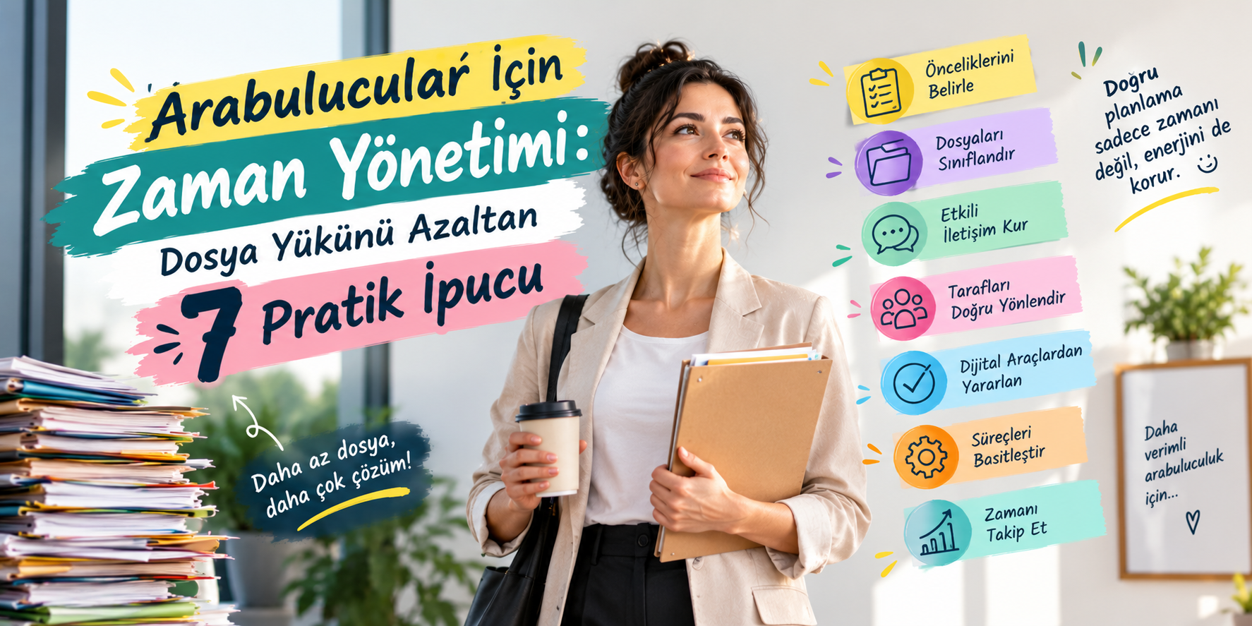 Dosya yükünü azaltmak isteyen arabulucular için 7 pratik zaman yönetimi ipucu